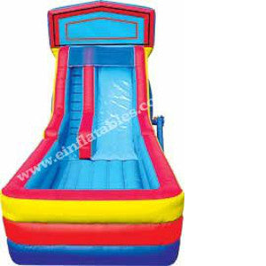 Inflatable Dry Slide - 18' Mod. Wet & Dry Slide with Landing